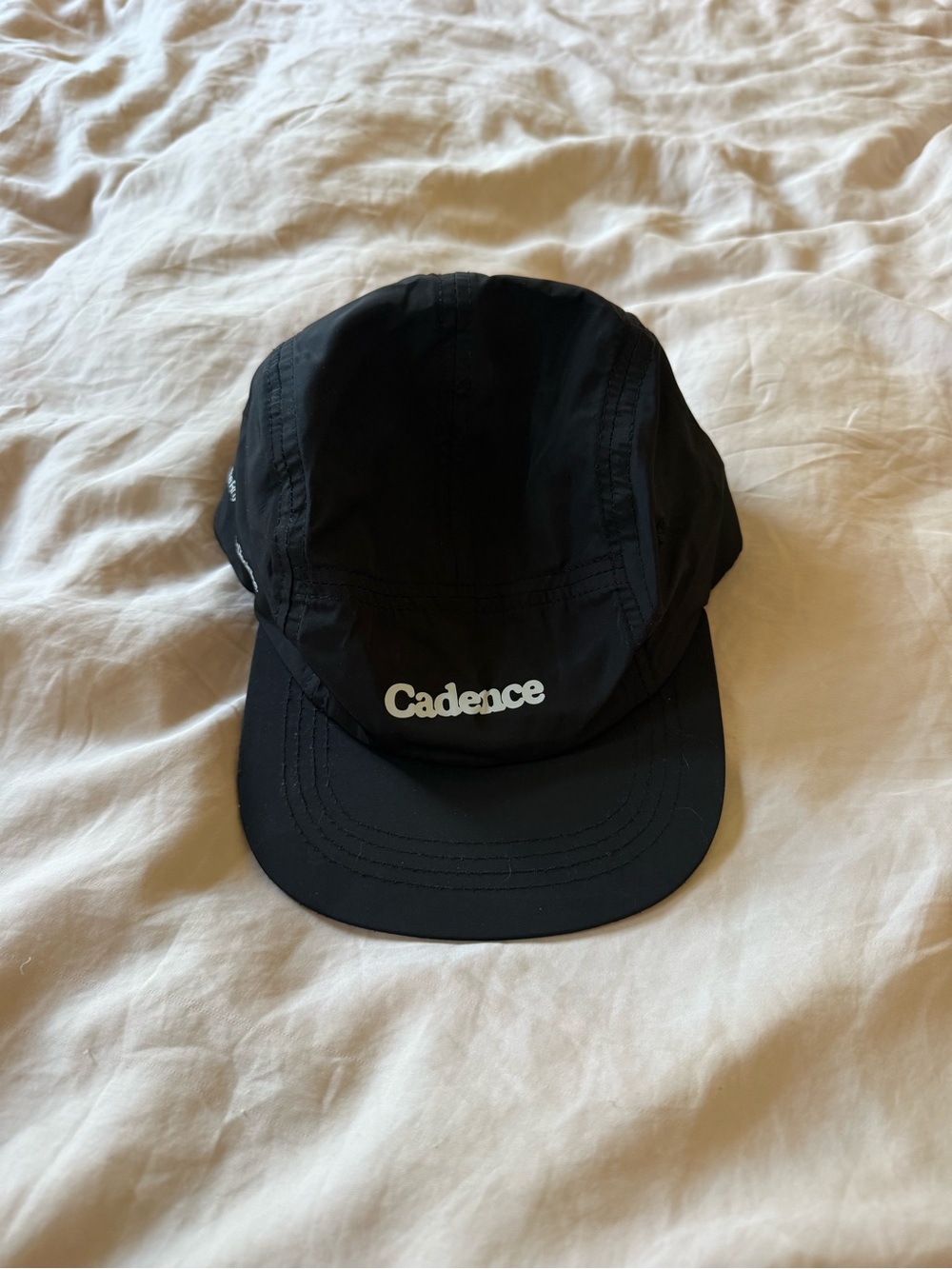 Cadence Black Performance Running Cap